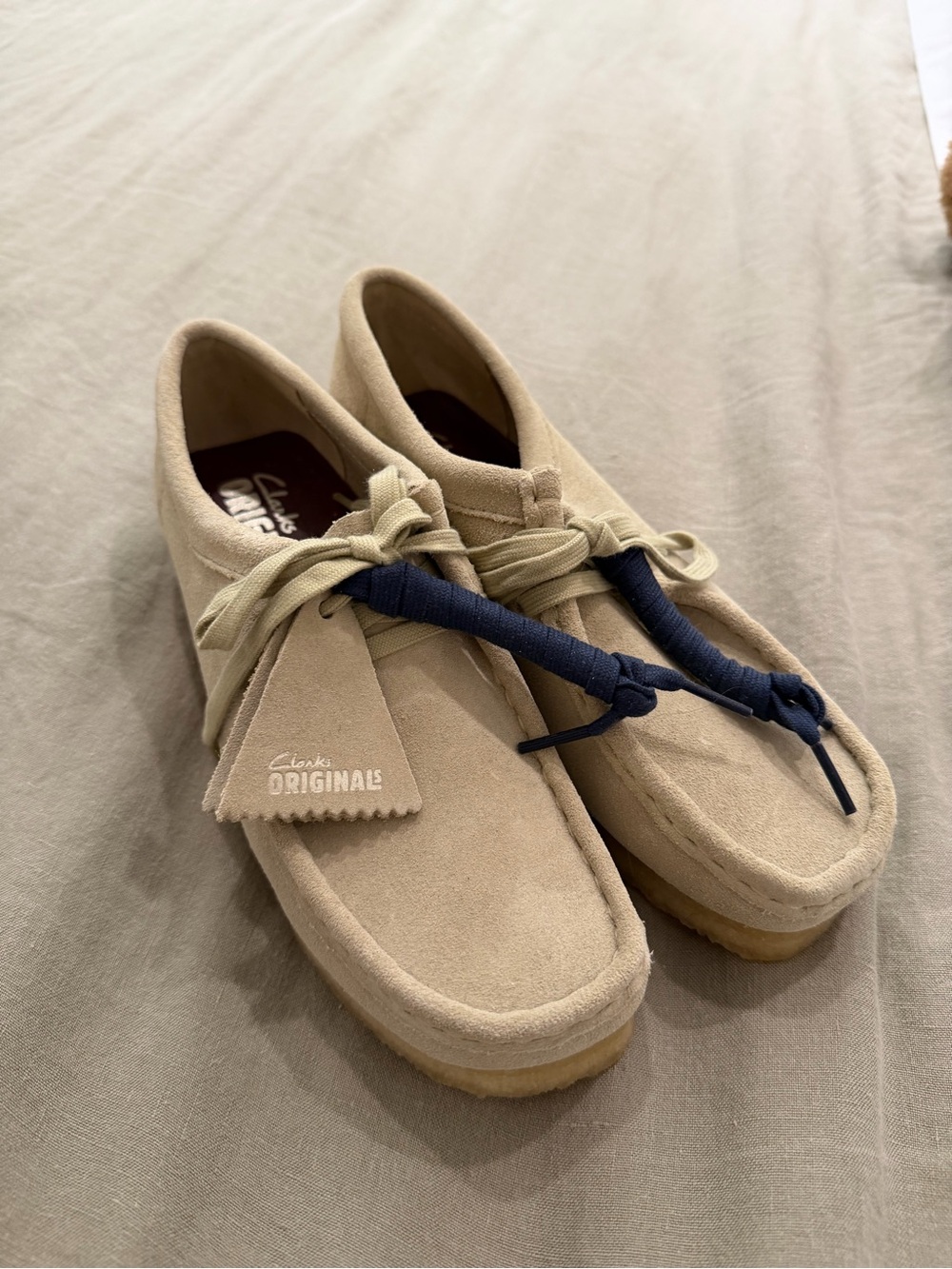 Clark’s Wallabee Shoes - Maple Suede - Picture 3 of 6